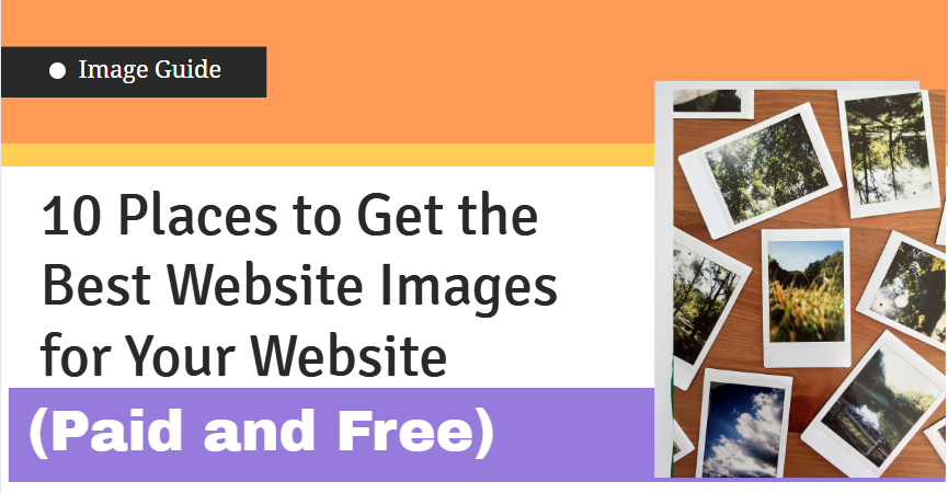 Places To Get Best Website Images for your website