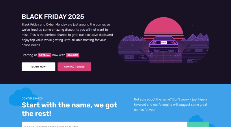 FastComet Black Friday deal: 80% off shared, from $1.79/mo