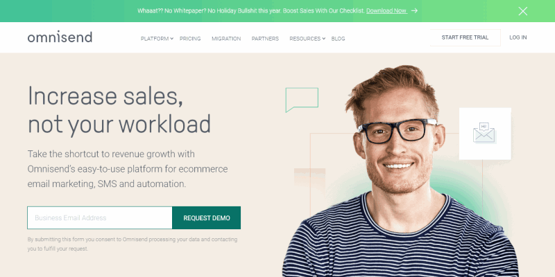 Omnisend | Ecommerce Marketing Automation