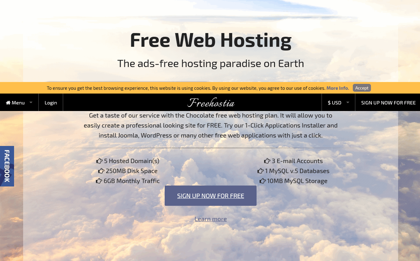 Free Web Hosting - Linux, PHP, MySQL, No Ads Banners