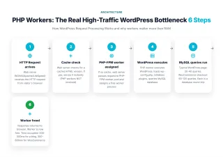 PHP Workers: The Real High-Traffic WordPress Bottleneck — How WordPress Request Processing Works and why workers matter more than RAM