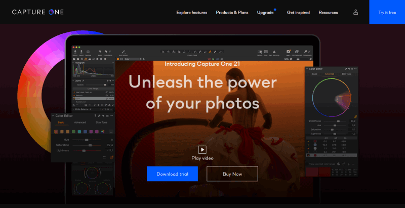 Capture One photo editing software