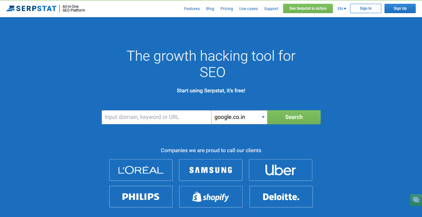 Serpstat — Growth hacking tool for SEO, PPC and content marketing