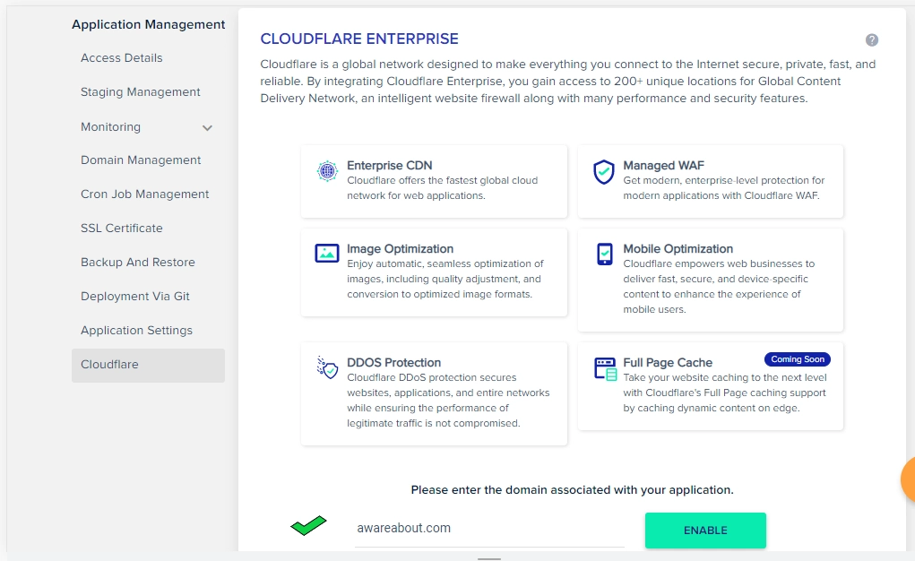 add Domain to Cloudflare on cloudways