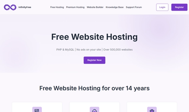 InfinityFree Homepage