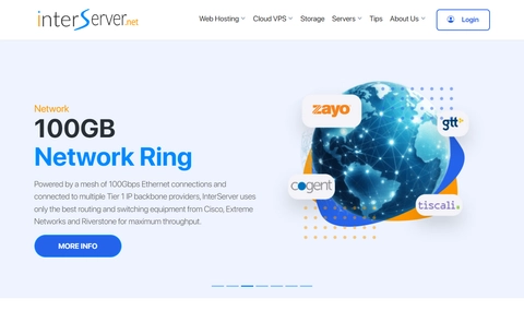 InterServer Homepage