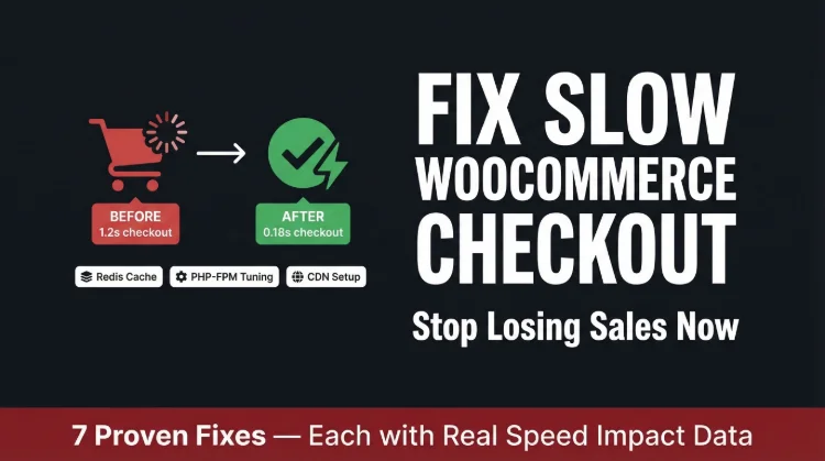 How to Fix a Slow WooCommerce Checkout in 2026