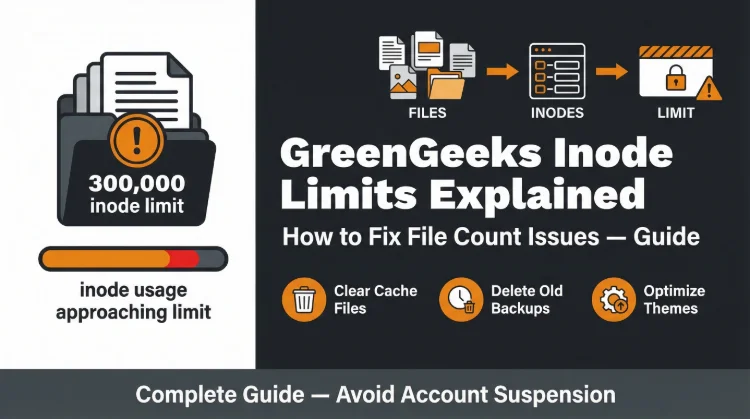GreenGeeks Inode Limits Explained (And How to Reduce Them)
