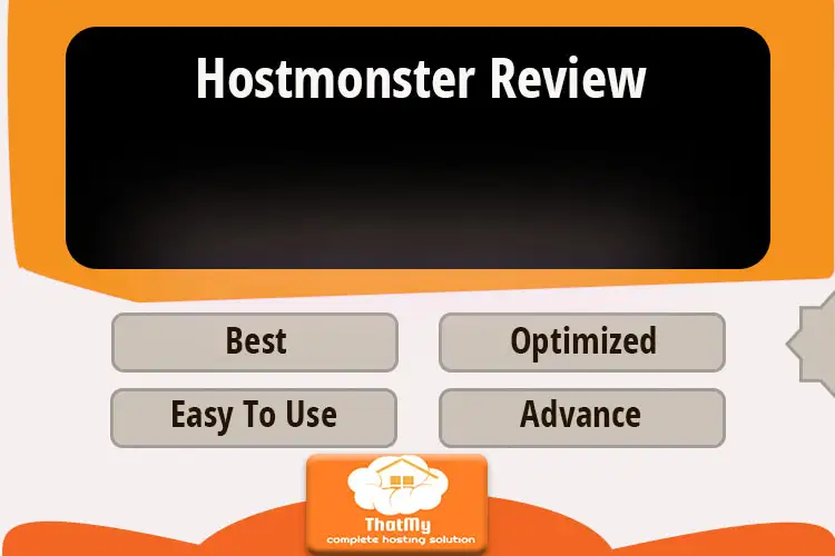 Hostmonster Review