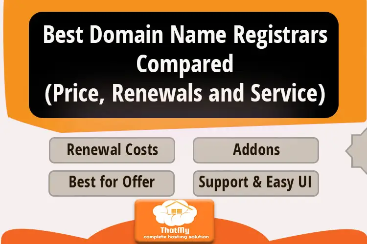 Best Domain Name Registrars Compared (Price, Renewals, and Service)
