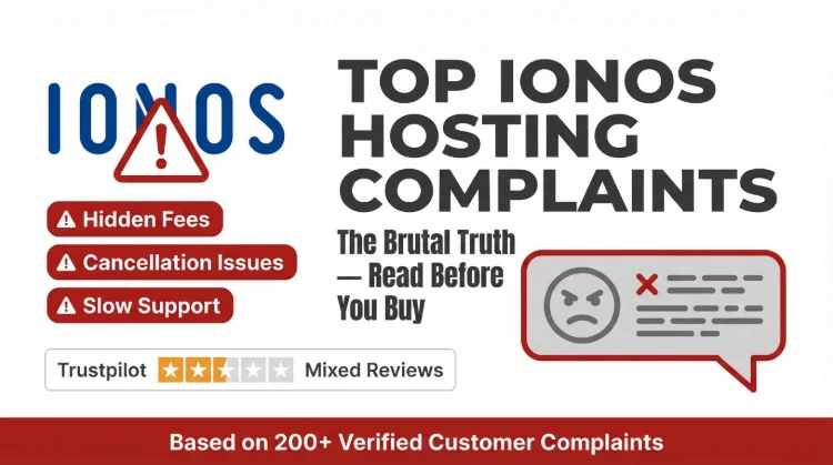 Top IONOS Hosting Complaints in 2026 (Read Before You Buy)