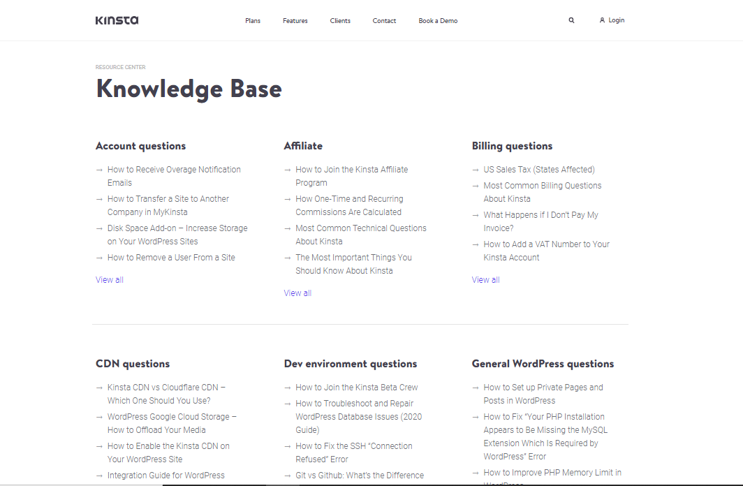 kinsta-knowlagebase